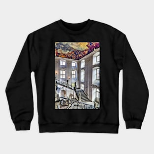 Hall of the New Palace Meersburg - Lake Constance Crewneck Sweatshirt